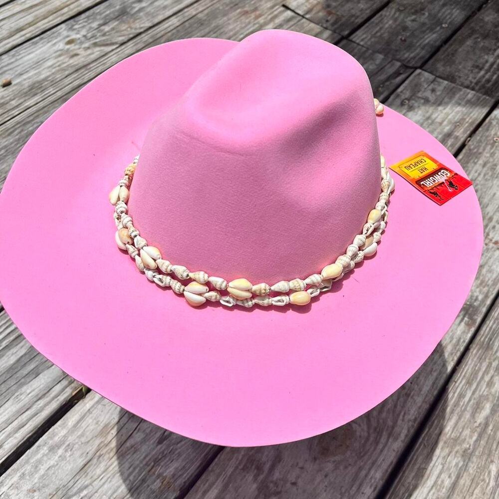 Pink cowgirl hat